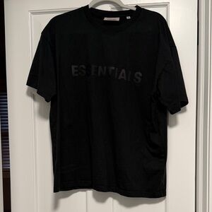 Essentials Black Short Sleeve Tee